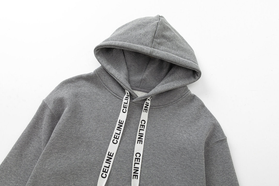 Loose Hooded Sweatshirt