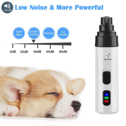 Rechargeable Dog Nail Grinders USB