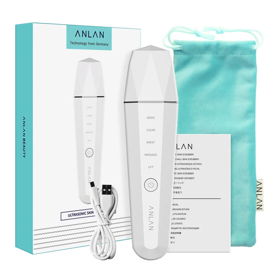 Ultrasonic Skin Scrubber Ion Deep Face Cleaning 45℃