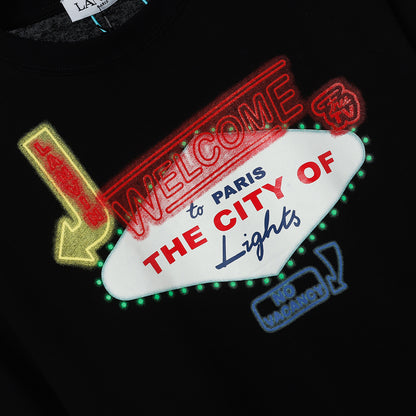 L4NV*N The City Of Lights Oversized T-shirt