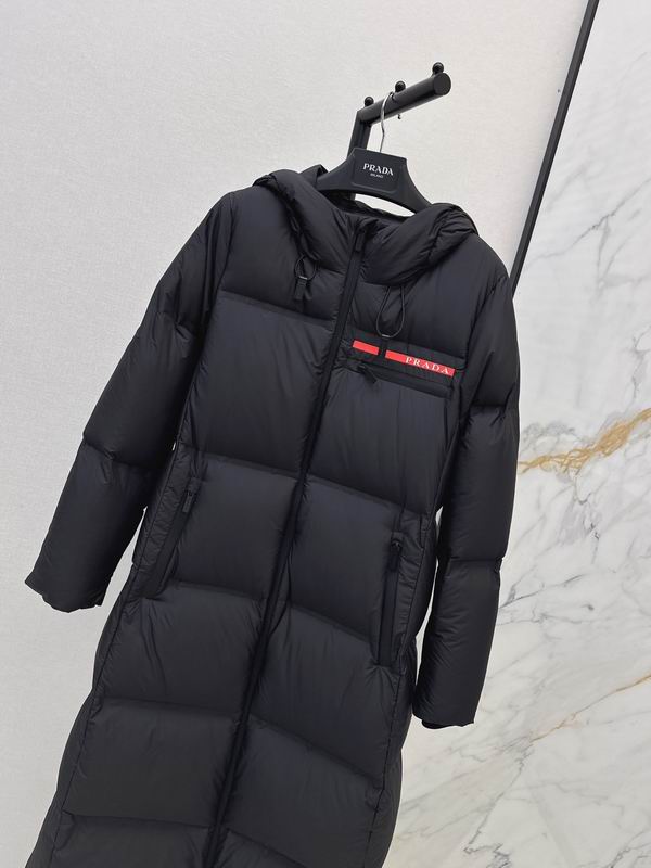 PRD Logo Plaque Long Down Jacket