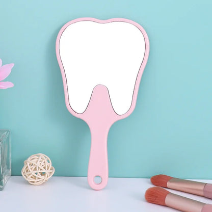 Tooth Shaped Handheld Mirror