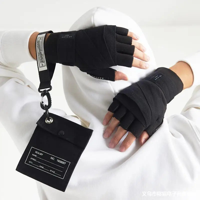 Tactical Techwear Fingerless Gloves