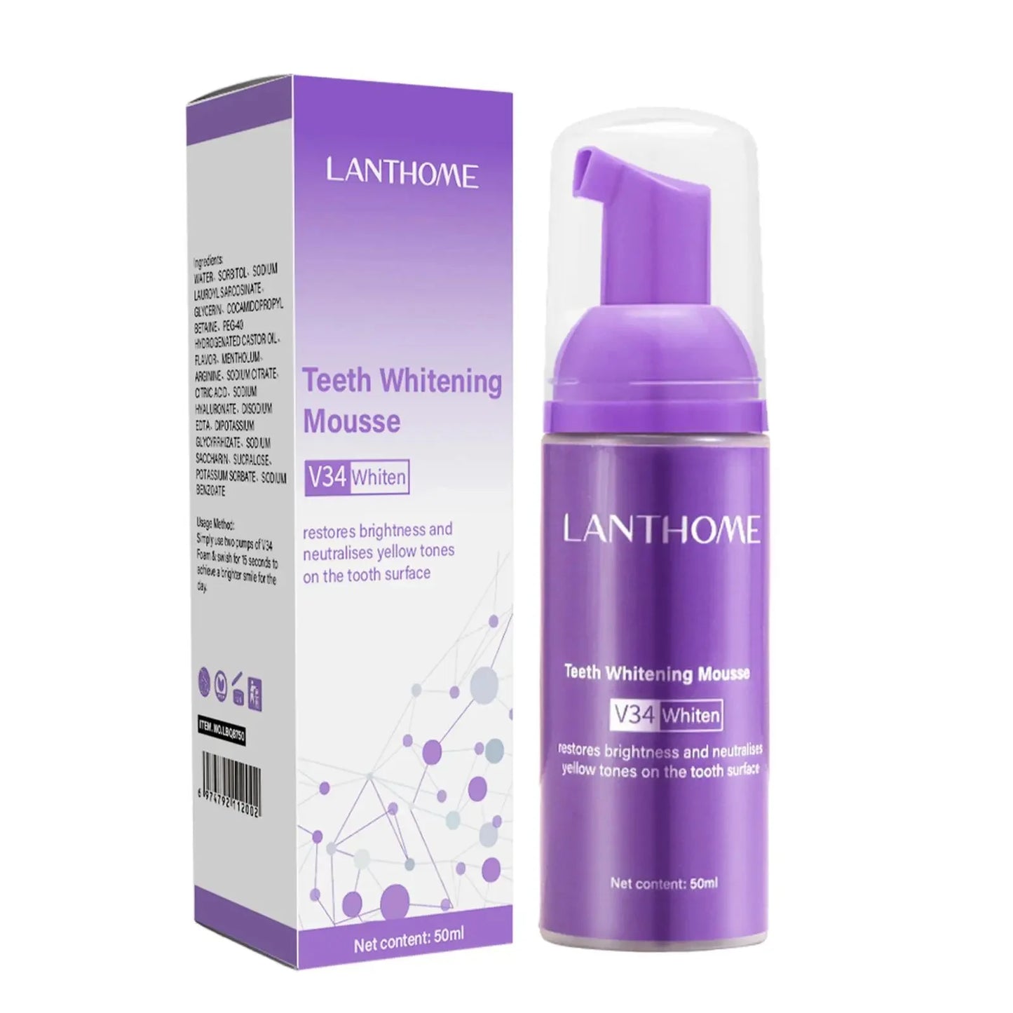 V34 Teeth Whitening Mousse