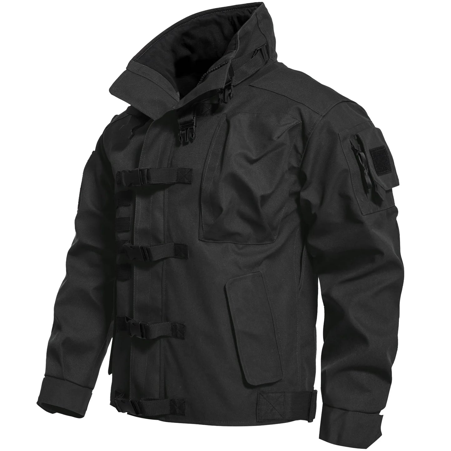 2023 Tactical Techwear Waterproof Cargo Jacket