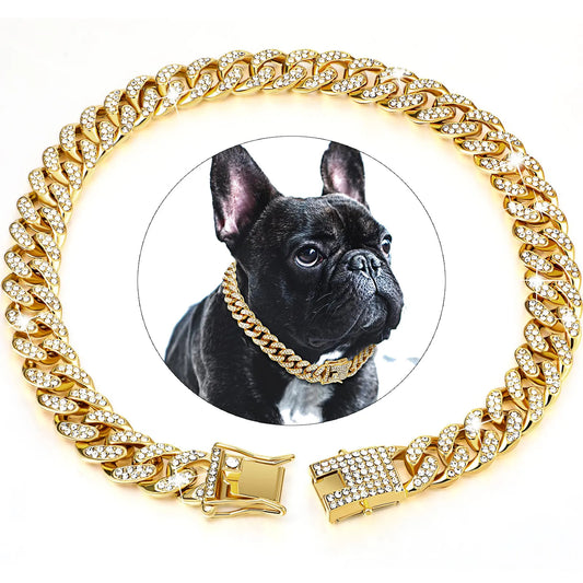 Dog Chain Diamond Cuban Collar