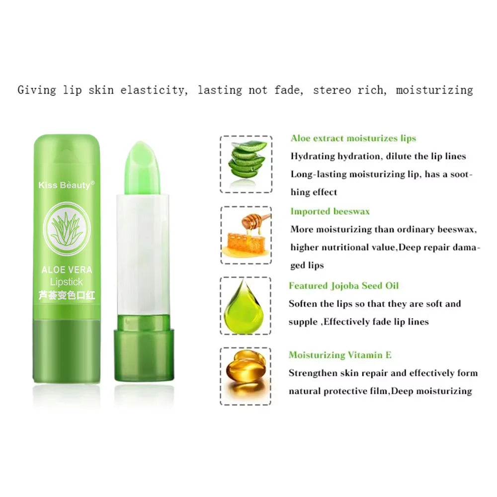 Jelly Aloe Vera Lipstick Long Lasting