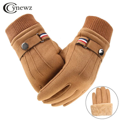 Gloves Suede Touch Screen Windproof