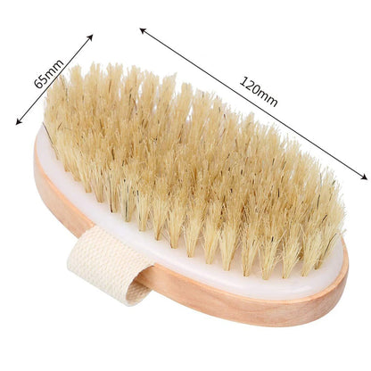 Exfoliating Wooden Body Massage Shower Brush