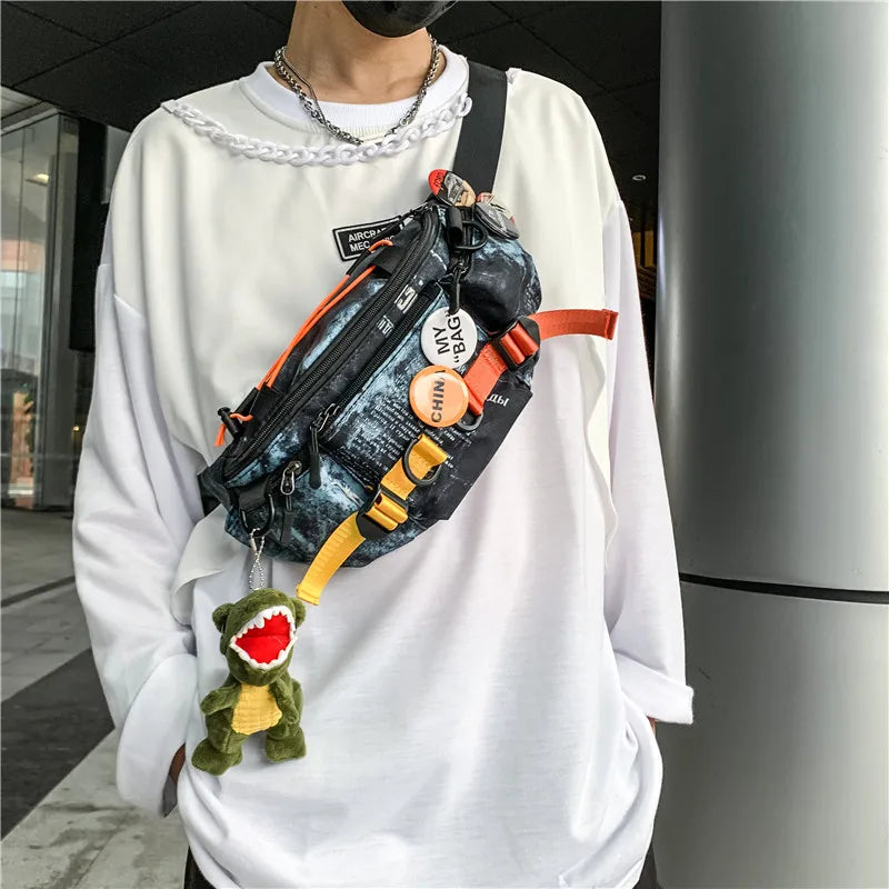 Punk Techwear Waist Bag