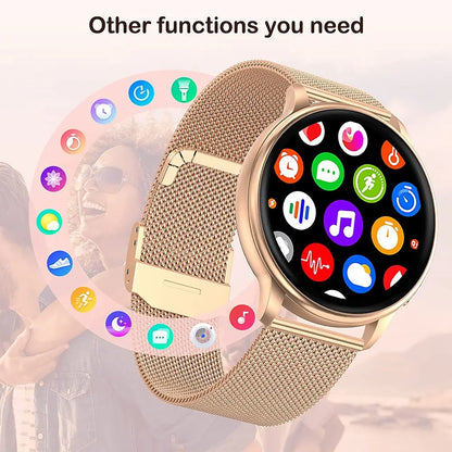 Bluetooth Call Smart Watch Women Custom Dial Watches Men Sport Fitness Tracker Heart Rate Smartwatch For Android IOS Y22