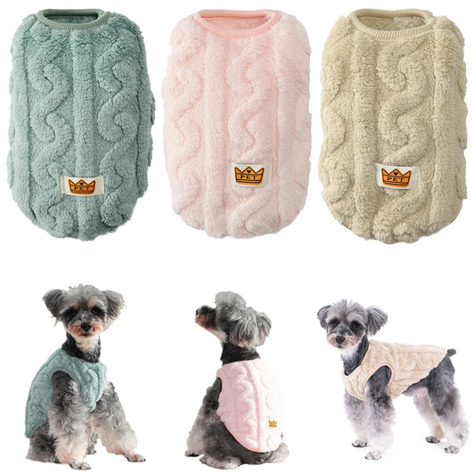 Soft Fleece Dog Clothes For Small Dogs