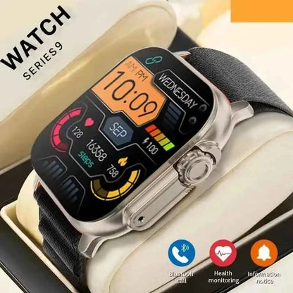 T900 Ultra Smart Watch for Men Women 2.3'' Full Touch Screen Smartwatch Health Monitor BT Calls Smart Watch