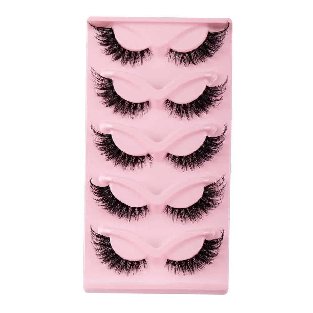 5 Pairs Cat Eye Lashes