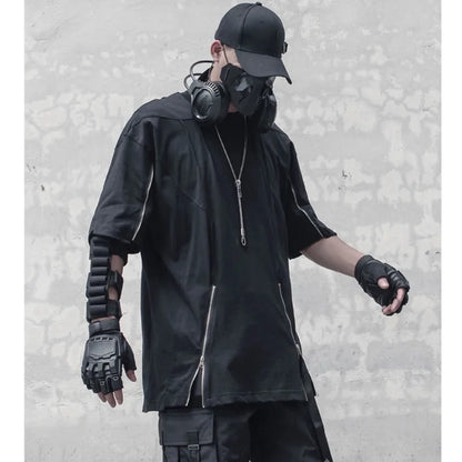 Multi Zippers Techwear Style Punk