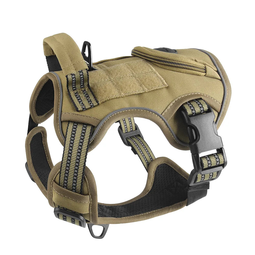 Pet Chest Strap Tactical Back Medium Large Dog Vest