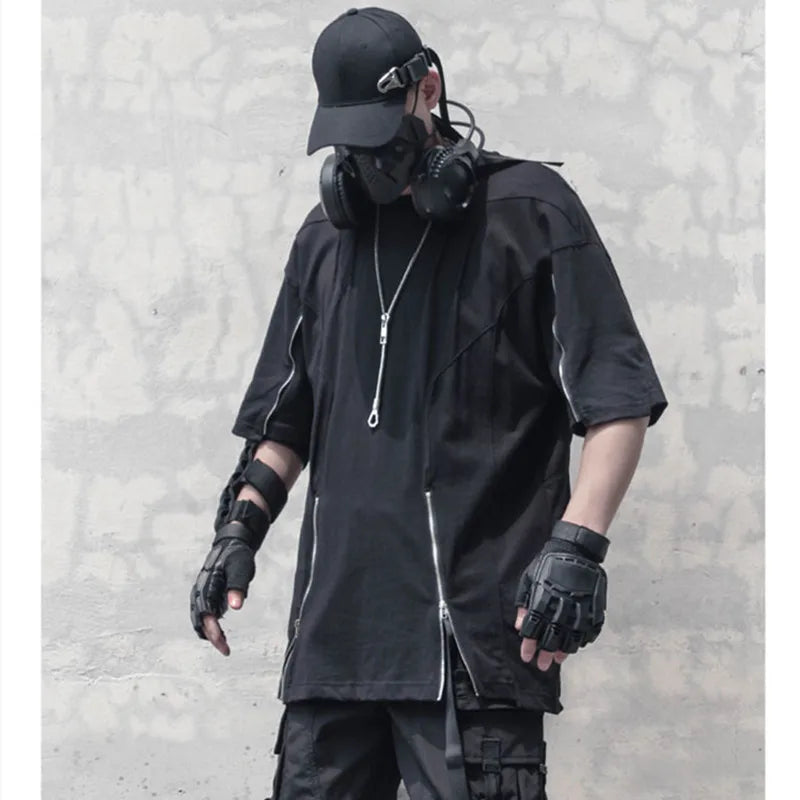 Multi Zippers Techwear Style Punk