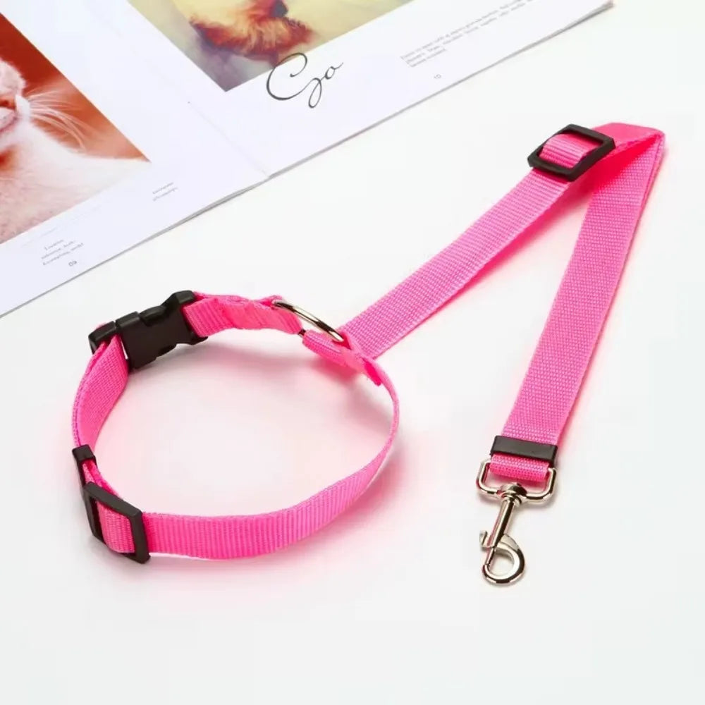 Pet Car Seat Belt Nylon Leash