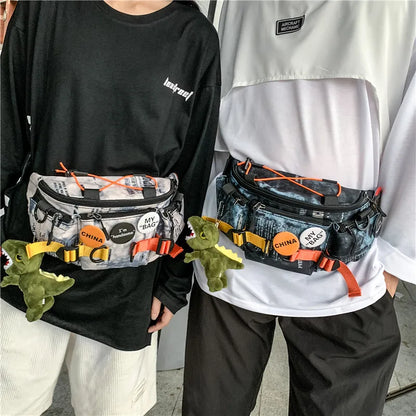 Punk Techwear Waist Bag