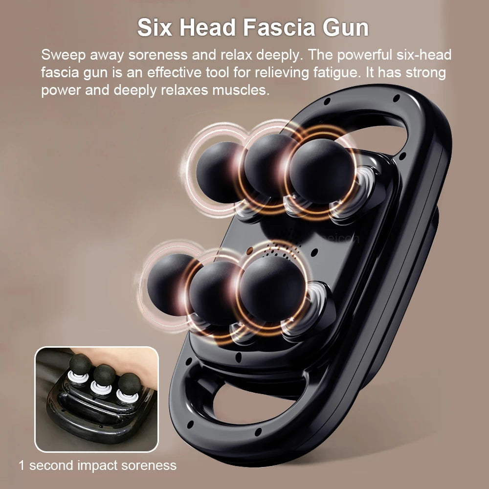 Six Heads Muscle Massager