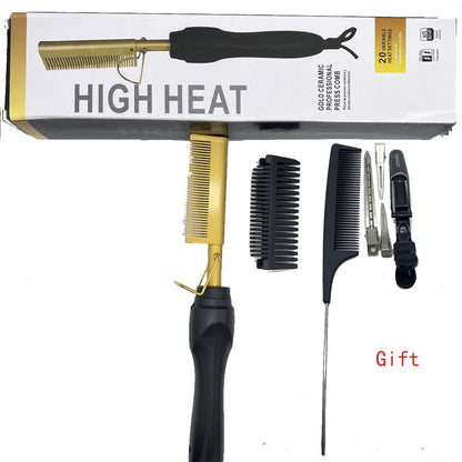 Hot Comb Hair Straightener Brush