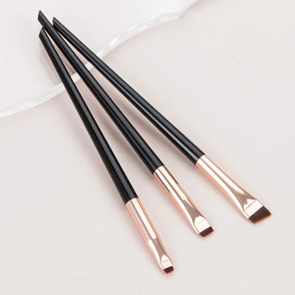 3 Pcs Eyeliner Brush Oblique Head