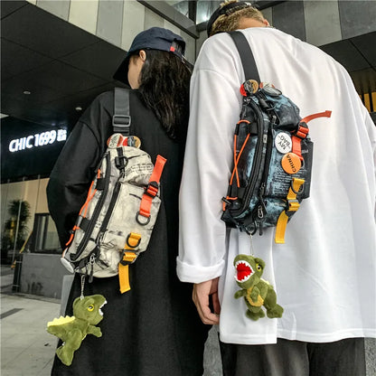 Punk Techwear Waist Bag