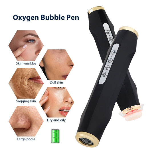 Portable CO2 Oxygen Bubble Pen Facial Cleaning