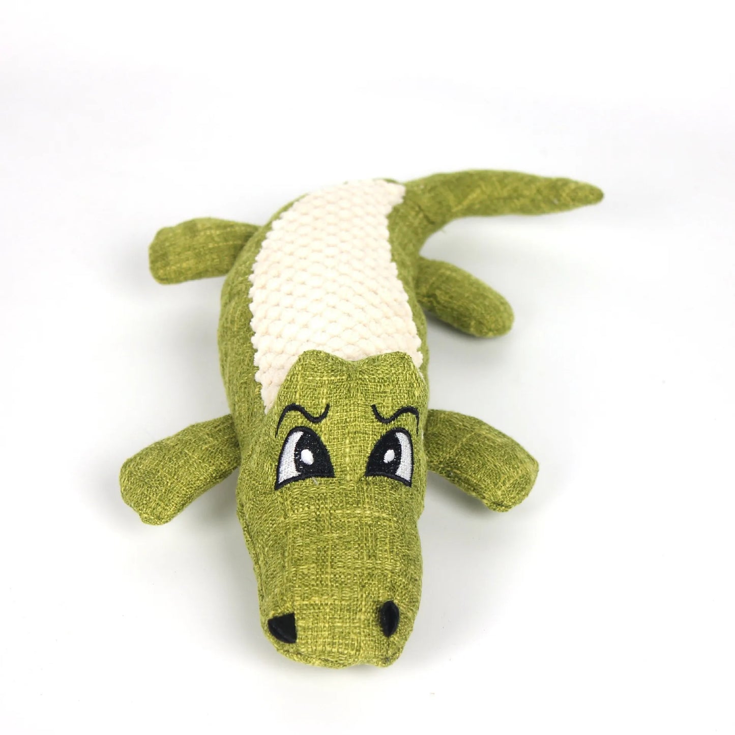 Pet Plush Sound Making Croc Toy