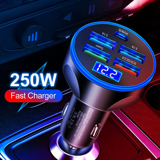 250W USB Car Charger