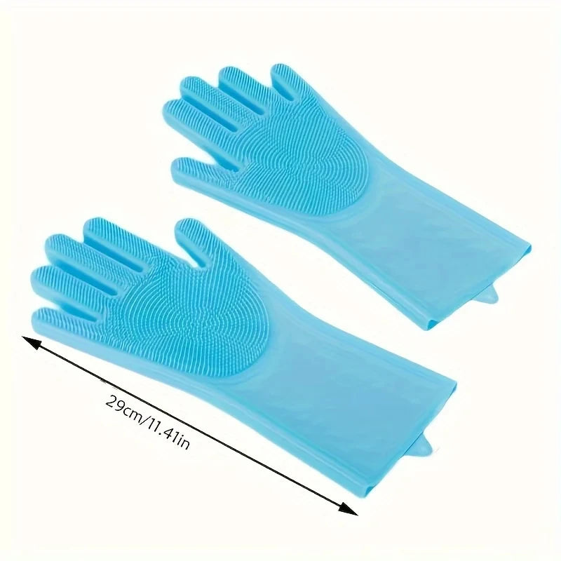 Pet Grooming Cleaning Gloves Dog Cat Bathing Shampoo