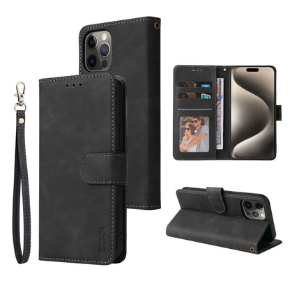 Iphone Wallet Card Slot Holder Magnetic Flip Leather Case