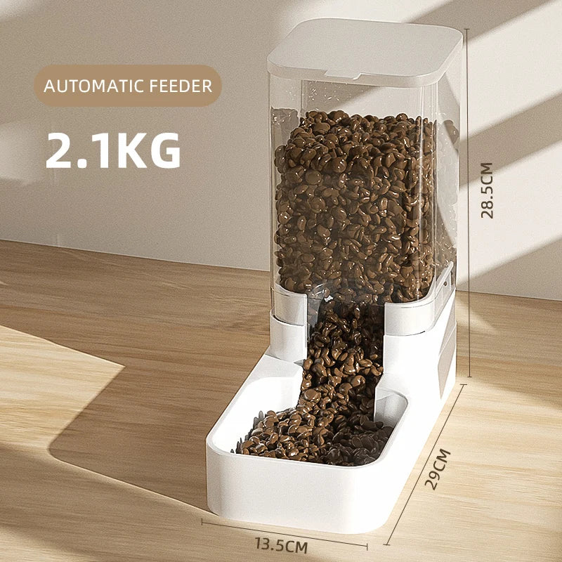 Dog & Cat Automatic Feeder Water Bowl