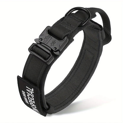 Tactical Dog Collars with Military Handle Military for Medium and Large Dogs