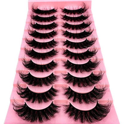 10 Pairs Lashes 8D