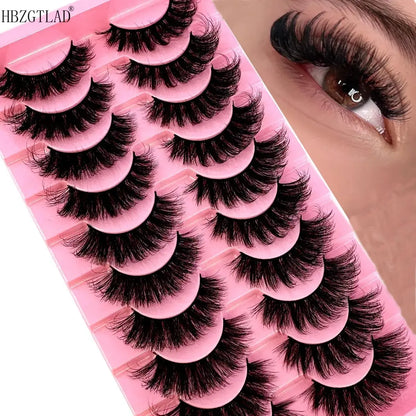 10 Pairs Lashes 8D