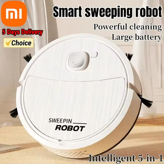 Xiaomi 5-In-1 Smart Sweeping Suction Mopping Cleaning Machine Robot Vacuum Cleaner Home Appliance Kitchen Robots WirelessCleaner