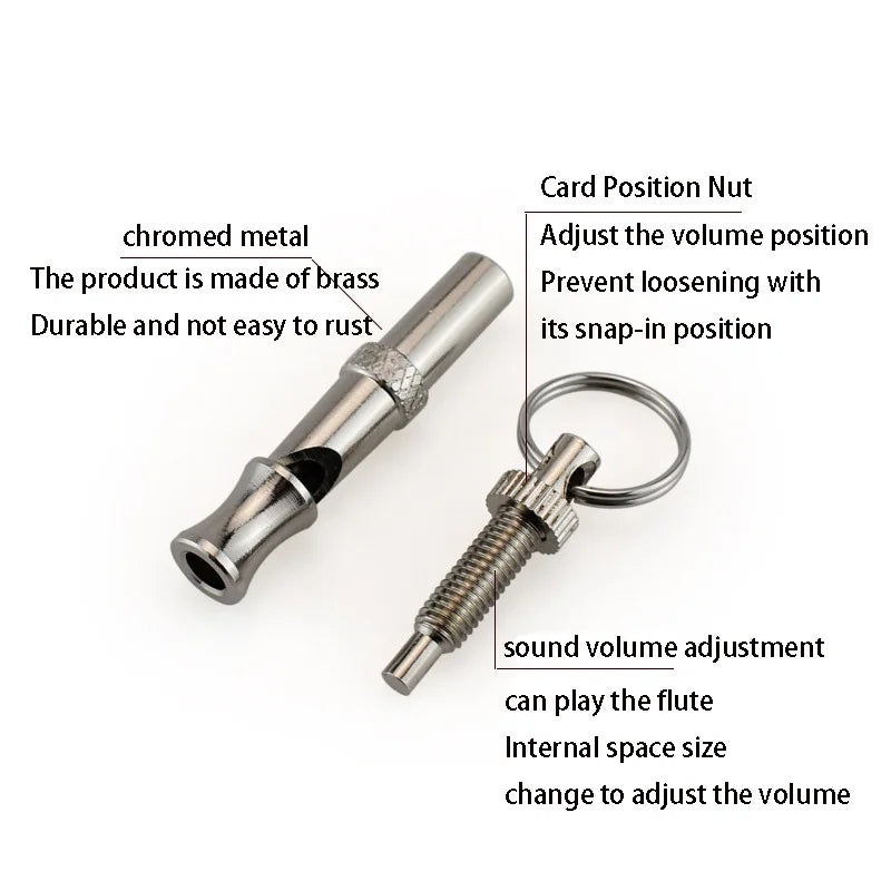 Stainless Steel Dog Whistle To Stop Barking Bark