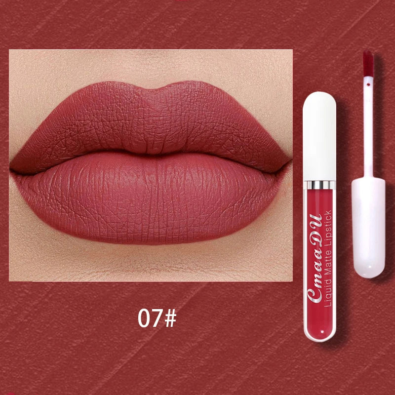 Lipgloss Beauty Red Nude Waterproof Longlasting