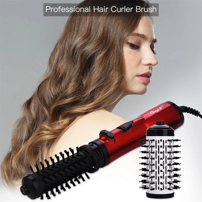 Electric Hair Brushes Automatic Rotating Blow Dryer