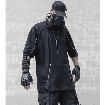 Multi Zippers Techwear Style Punk