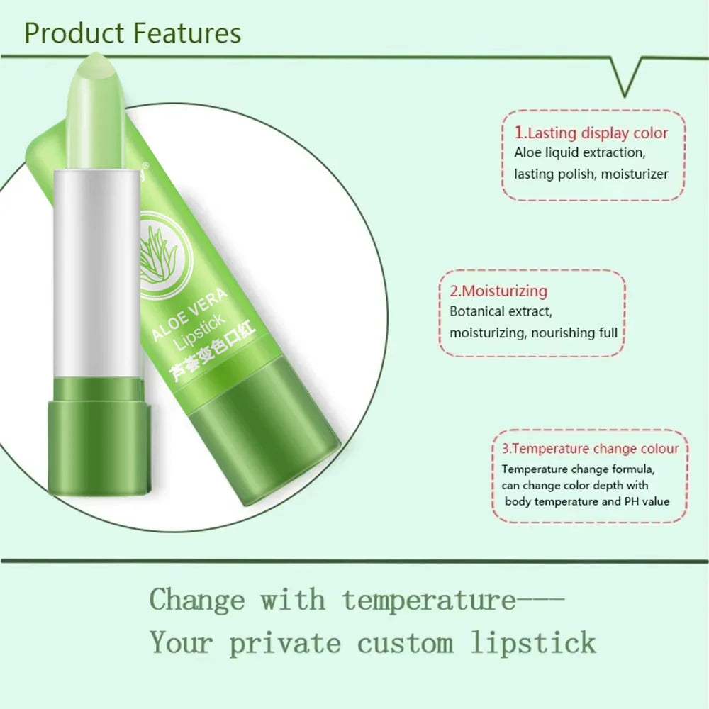 Jelly Aloe Vera Lipstick Long Lasting