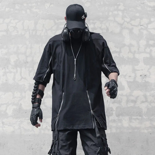 Multi Zippers Techwear Style Punk