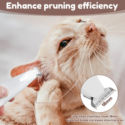 Paw Trimmer with Led Light Waterproof