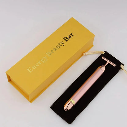 24K Gold Bar Energy Roller Electric Face-lifting