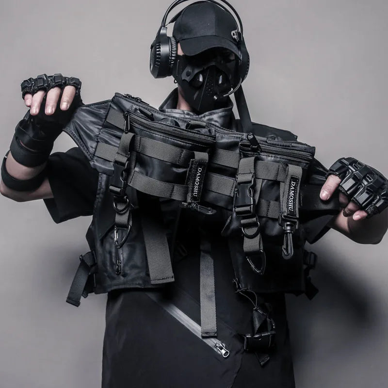 Tactical Techwear Detachable Combined Waist Bag