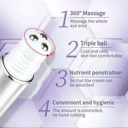 Anti Wrinkle Eye Cream Roller Massager