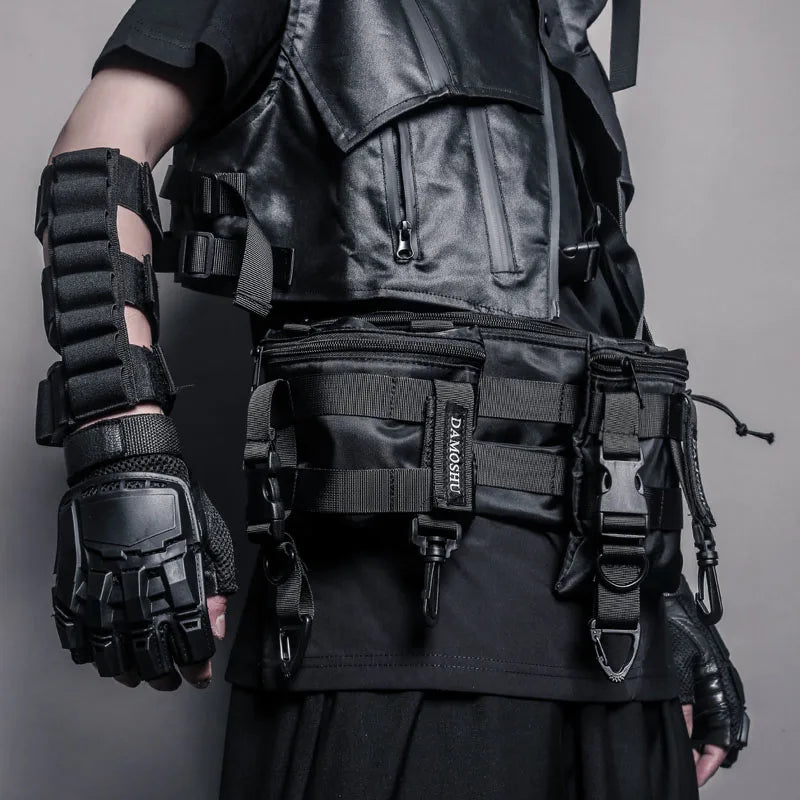 Tactical Techwear Detachable Combined Waist Bag