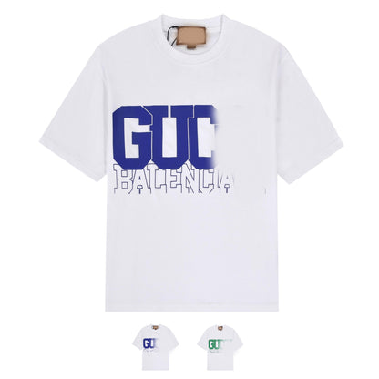 GV*C1 x B*L3NC14G Collab Logo Oversized T-shirt