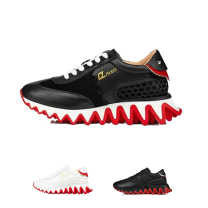 Loubishark Leather Sneakers